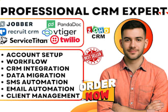 do jobber twillo viger zoho recruit crm servicetitan pandadoc zapier integration