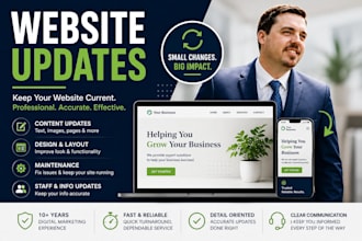update your existing website