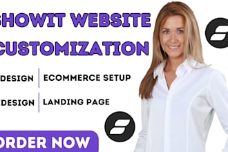 design showit website redesign showit customization template showit seo