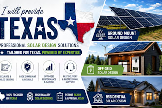 provide texas, ground mount solar, off grid solar, and residential solar design