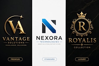create premium and luxury logo for your business