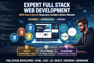 build a responsive fullstack website for your business