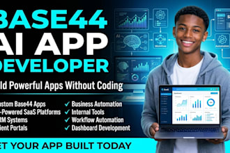 be your base44 expert for custom app development and database setup base44