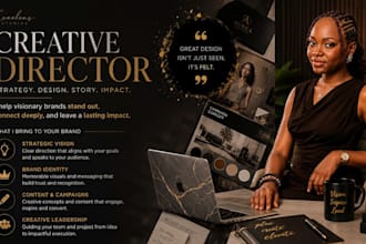be your expert creative director for marketing and content projects
