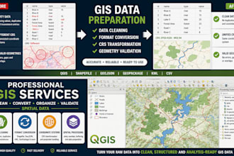 process geospatial data in qgis and arcgis pro