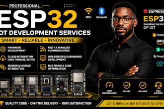 do esp32, arduino, iot embedded system electronics stm32 raspberry pl nrf52 wifi
