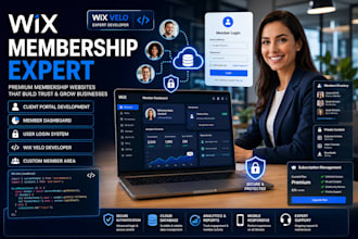 build wix membership client portal member dashboard and user login with wix velo