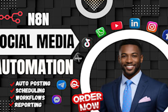 ai automation, n8n automation, n8n, social media manager, social media post