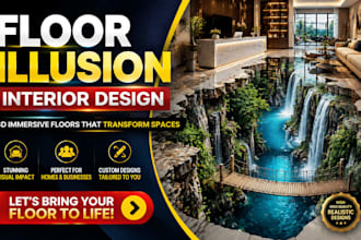design floor illusion interior design for home and businesses 3d immersive floor