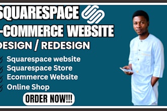 build a modern squarespace ecommerce store for coaches