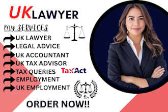 be your uk lawyer, uk accountant uk tax advisor and answer your tax queries