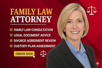 review and advise on any family law legal document