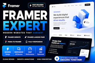 framer design framer website framer landing page framer expert figma to framer