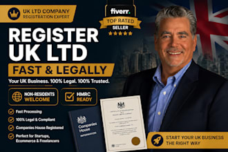 register UK ltd company fast for UK non residents, companies house setup, vat