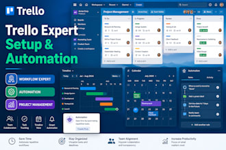 be your trello expert for boards workflow and automation