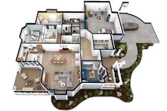 create realistic 3d floor plans for real estate and property marketing