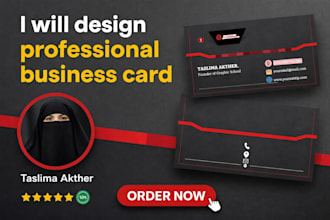 design professional business card and luxury stationery
