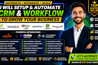 gohighlevel hubspot honeybook zoho jobber pipedrive crm automation integration