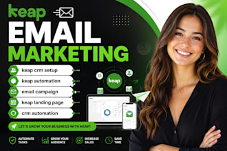 setup keap crm keap automation keap email campaign keap landing page
