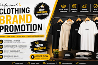 do clothing brand promotion to get traffics