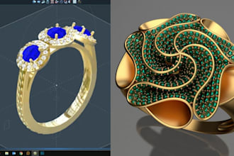 design luxury jewelry, pendants, and bracelets, rhino jewelry for 3d printing