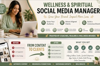 manage social media for wellness, yoga and spiritual brands