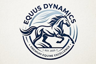 create modern horse logo design