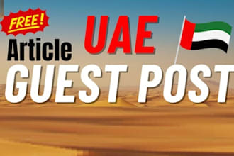 publish uae guest post on high traffic uae blogs