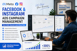 manage facebook and instagram ads for bussiness growth