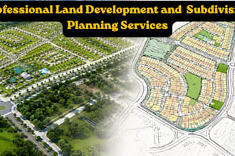 create land development plans, subdivision layouts and site planning