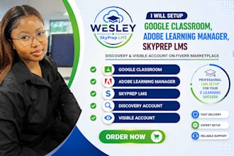 setup google class room adobe learning manager skyprep lms