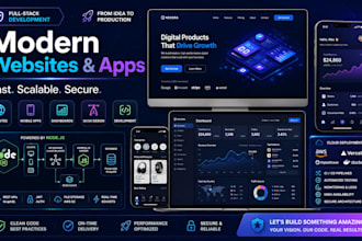 build modern website, web app, or business portal