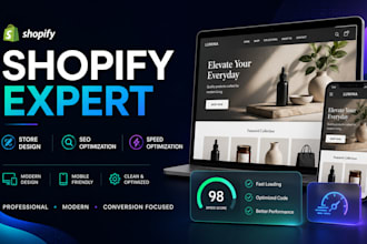 shopify, shopify store design, shopify speed optimization, shopify design