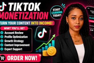 complete tiktok monetization organically for creator rewards program