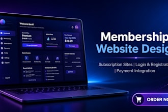 setup a paid membership website and subscription website on wix or wordpress