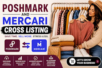 crosslist your poshmark and mercari listings