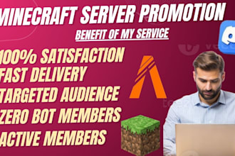 discord server promotion, minecraft server, fivem ads, dayz rust promotion
