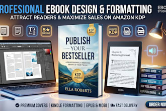 do ebook, print book formatting and interior layout design