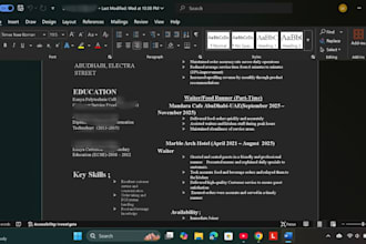 write edit and professionally format your CV resume