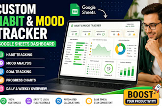 create a habit tracker mood tracker and wellness planner in google sheet