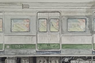 draw a watercolor background for animation, illustration