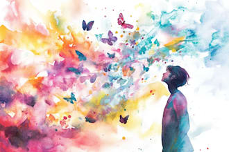 illustrate anything in watercolor style