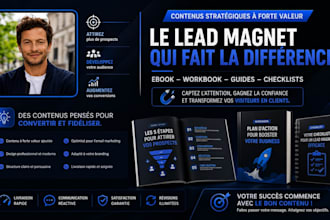 je crée votre lead magnet ebook workbook PDF sur canva