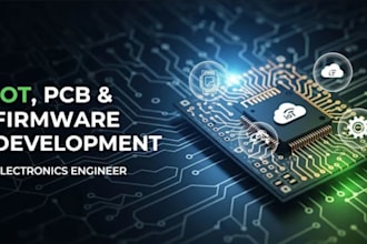 do full stack iot development pcb design embedded firmware and cloud integration