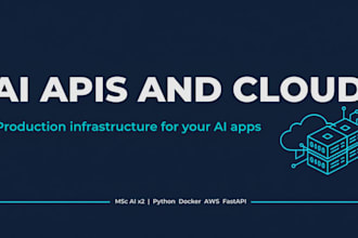 build production apis and cloud infrastructure for ai apps