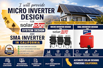 provide micro inverter design for solar edge system design and inverter in texas