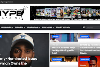publish music hiphop and rap articles on the hype magazine