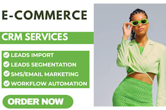 setup ecommerce CRM drip klaviyo postscript omnisend gorgias metrilo tidio CRM
