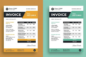 design invoice template quickbooks order form, google sheets and stationery
