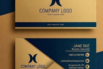 design professional and creative business card
